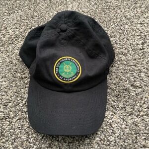 St. Andrews Old Course Experience Black Adjustable Strapback Hat